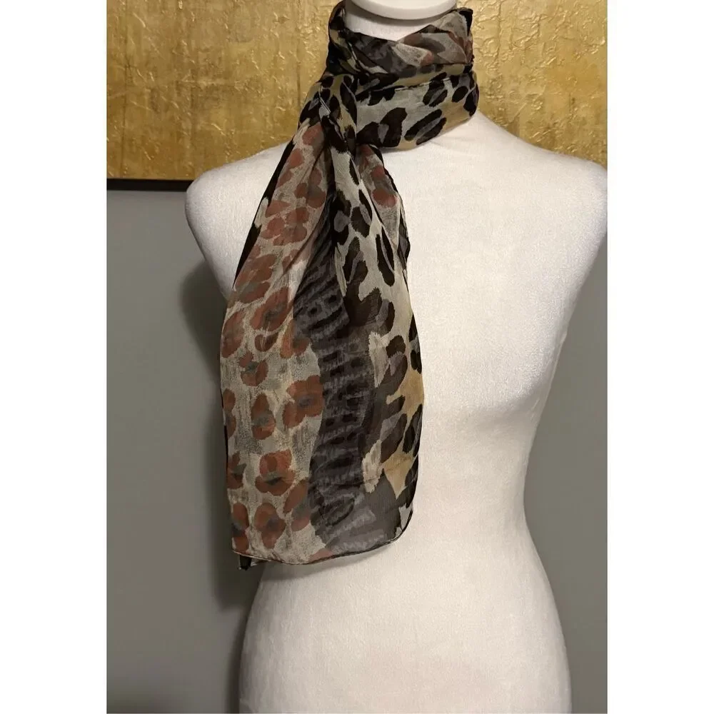 BERKSHIRE HANDKRCHF  Animal Print Scarf